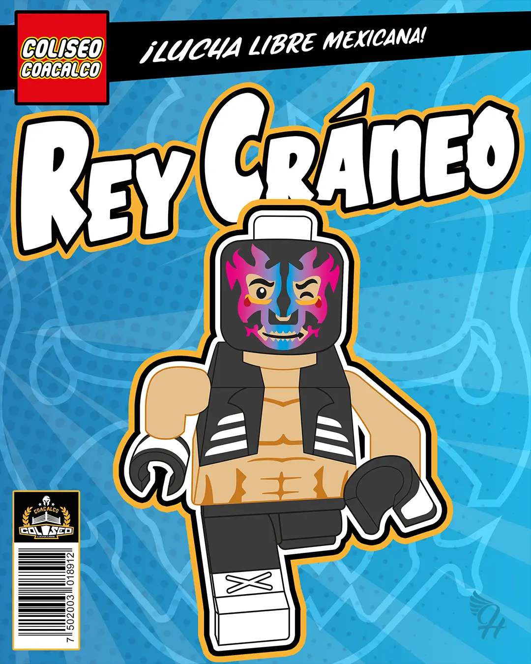Tira cómica de Rey Cráneo en su debut