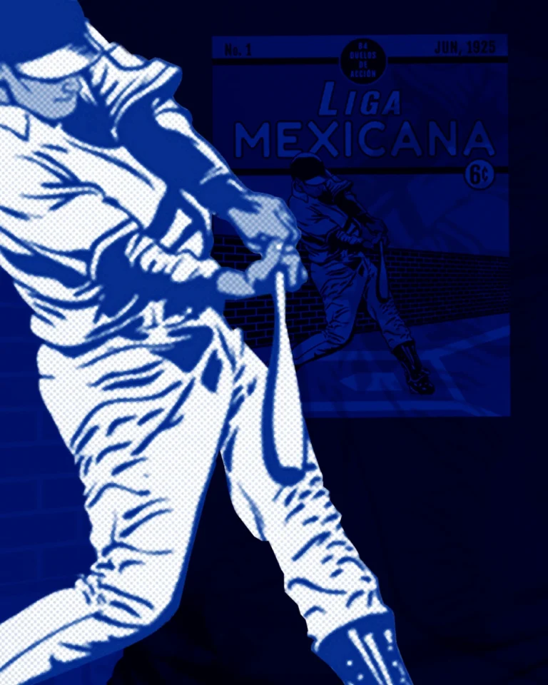 Portada decortaiva de los 100 años de béisbol en México